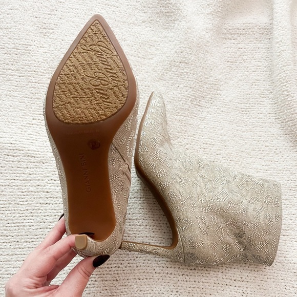 Gianni Bini Leopard Print Rhinestone Boots - Picture 2 of 9